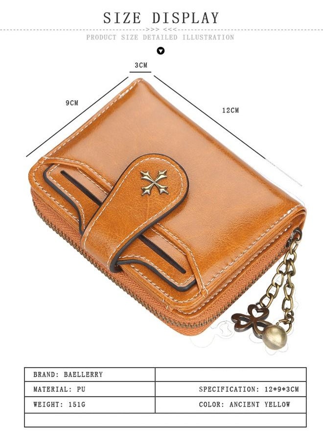 Unisex Multi-Card Multi-functional Wallet with Large Capacity Hook design, soft and wear-resistant