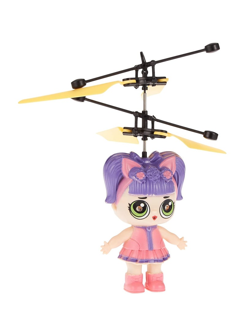 Sensor-Controlled Flying Fairy Girl with USB Charger Magical Flying Fairy Toy with Hand Sensor and USB Charging