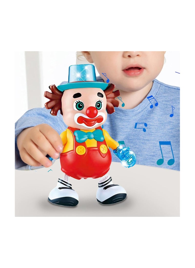 Battery Operated Dancing Clown Toy – Fun Performance with Lights and Sound