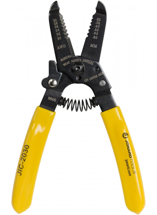 Jonard Tools JIC-2030 20-30 AWG Wire Stripper and Cutter, 6-3/4