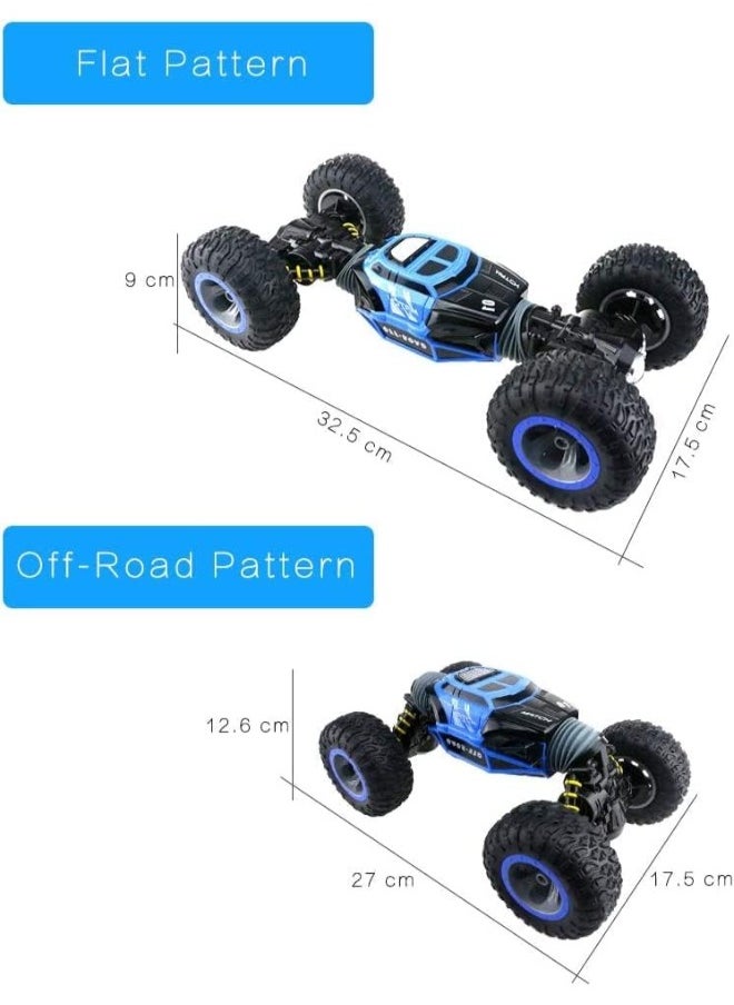 UD2169A 2.4G 1:16 4WD Double-Sided Stunt RC Car | One-Key Transform Monster Rock Crawler Off-Road Truck