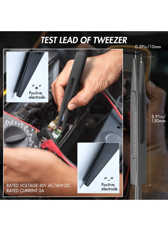 Electrical Multimeter Test Leads Set with Alligator Clips Test Hook Test Probes Lead Professional Kit 1000V 10A CAT.II