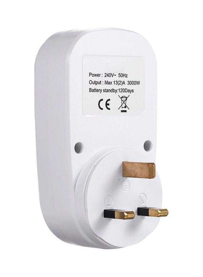 Digital Timer Switch White