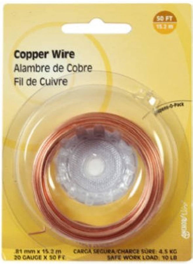 Hillman Fasteners 123128 50-feet 20 Gauge Copper Wire