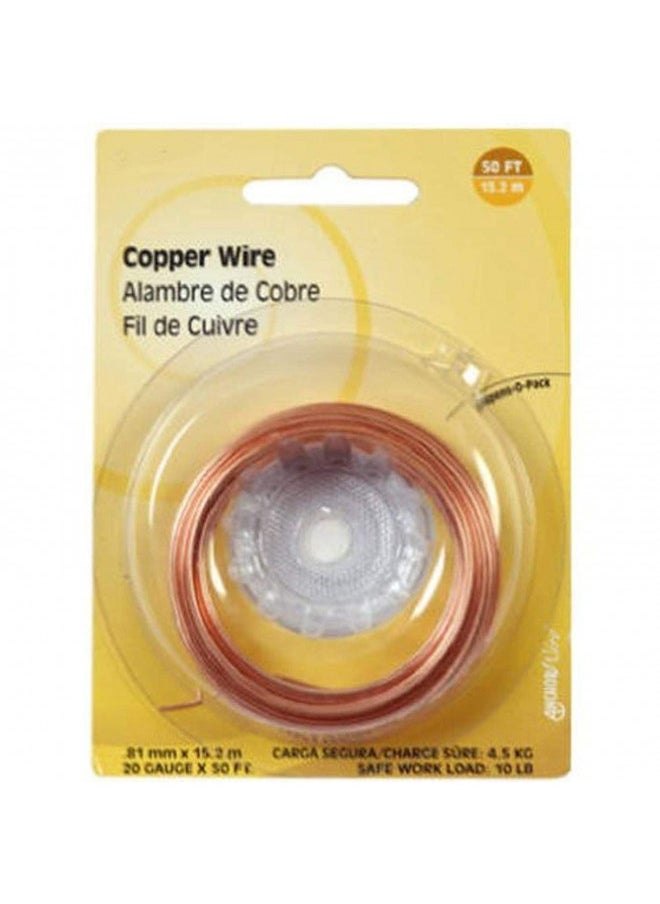 Hillman Fasteners 123128 50-feet 20 Gauge Copper Wire