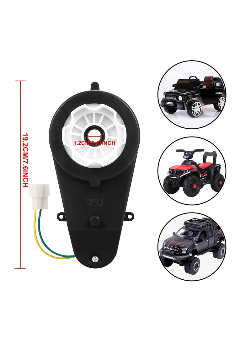 6V 20000RPM Motor 62V Kids Ride On Car Gearbox Electric Motor Gearbox Motorcycles High Speed RS550 Drive Engine Match Kids Ride On Toys Car Motors (2Pcs)