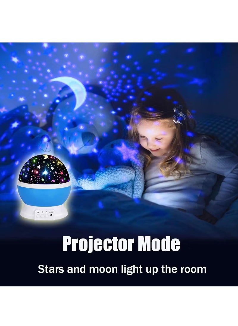 Night Lights for Kids – Star Light Projector with Glow in the Dark Stars, Aesthetic Room Decor, Perfect Christmas & Birthday Gifts for Kids