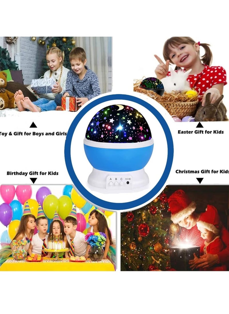 Night Lights for Kids – Star Light Projector with Glow in the Dark Stars, Aesthetic Room Decor, Perfect Christmas & Birthday Gifts for Kids