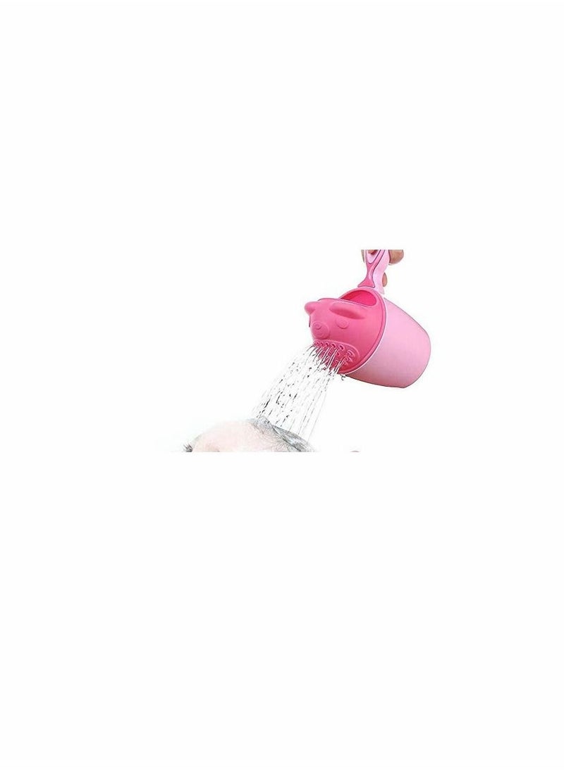 Baby Kids Cartoon Bear Bathing Cup Baby Shower Shampoo Cup Bailer Baby Shower Water Spoon Bath Wash Cup