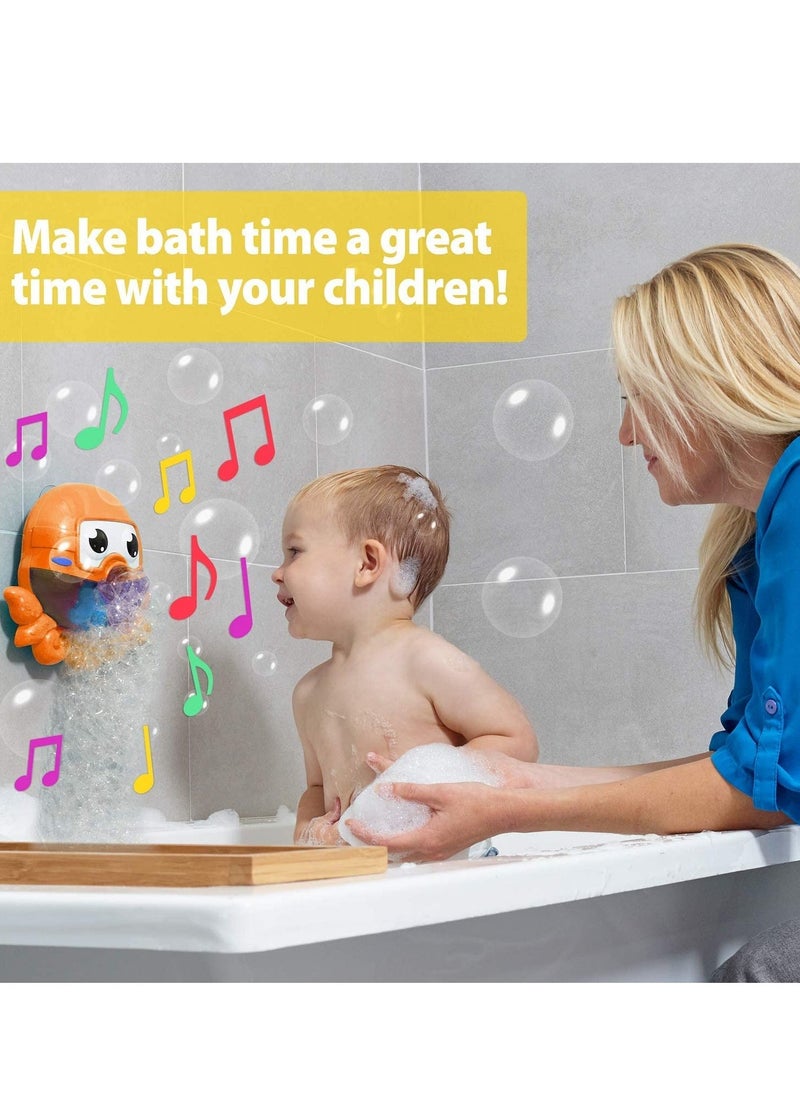 Bubble Bath Maker For The Bathtub Blows Bubbles And Plays 24 Children Songs Baby Toddler Kids Bath Toys