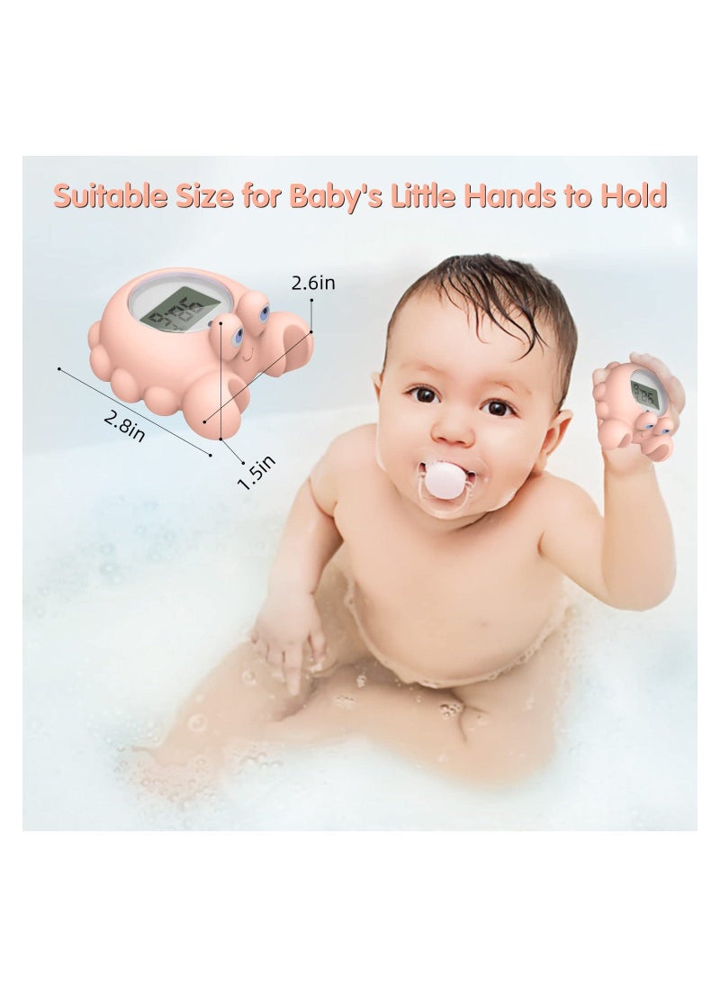 Baby Bathtub Thermometer Safety Bathtub Water Temperature Digital Thermometer Floating Bath Toy With Flashing Temperature Warning