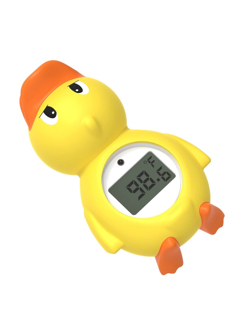 Duck Thermometer, New Upgraded Mute Visual Alert for Fahrenheit and Celsius DegreeDuck Thermometers Floating Toy for Infants Floating Toy for Infant Toddler Bathtub Pool with Temperature Warning