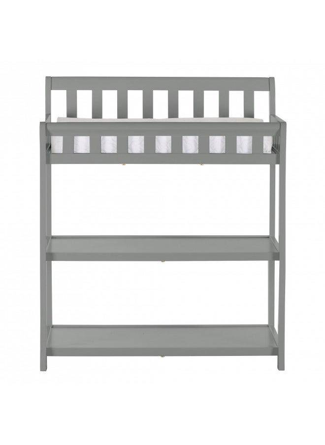 Ashton Changing Table, Steel Grey 34X20X40 Inch (Pack Of 1)