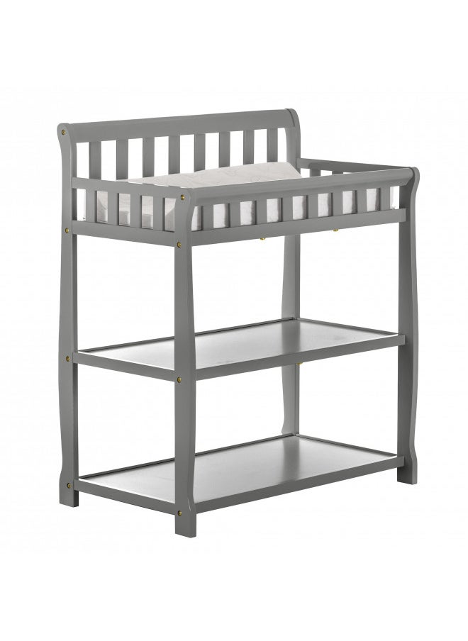 Ashton Changing Table, Steel Grey 34X20X40 Inch (Pack Of 1)