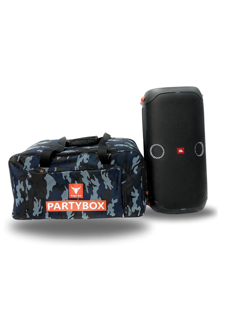 Speaker Bag Safety Storage Case with Handy Strap Travel Bag Compatible for (JBL PARTYBOX 110 BAG ARMY-E)