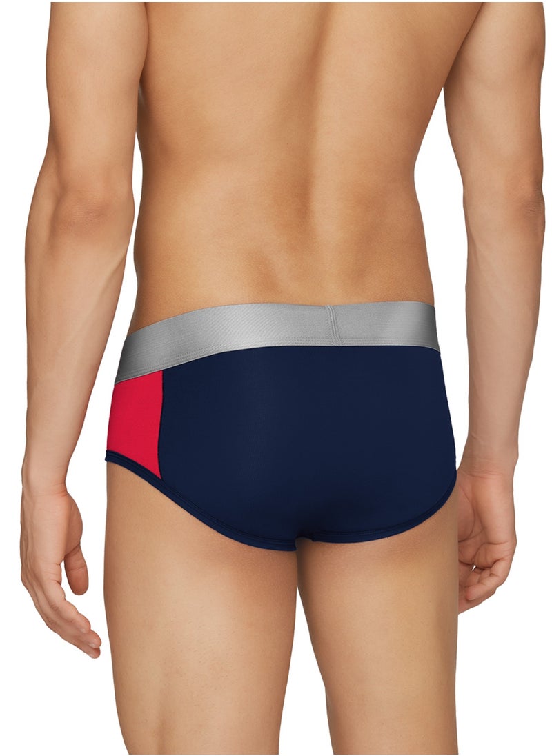 Pack of 3 Illuminati Intellisoft Micro Modal Color Blocked Solid Men Brief