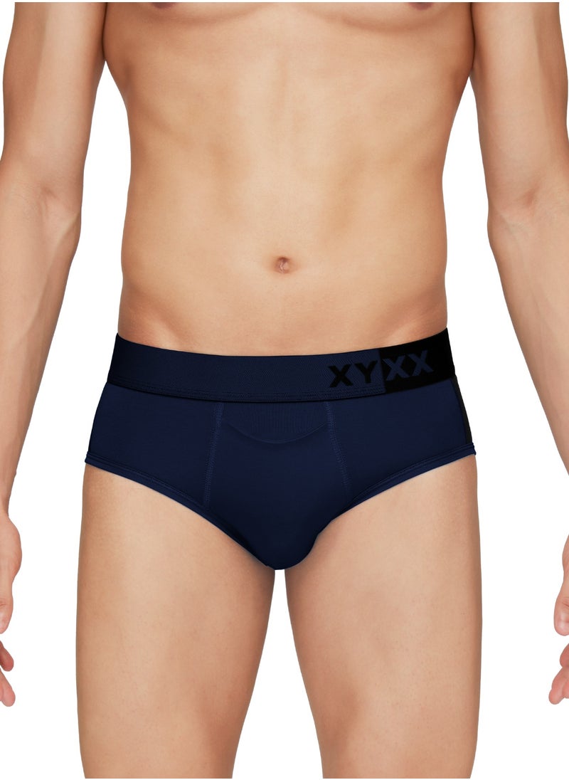 Pack of 3 Dualist Intellisoft Micro Modal Color Blocked Colorblock Men Brief