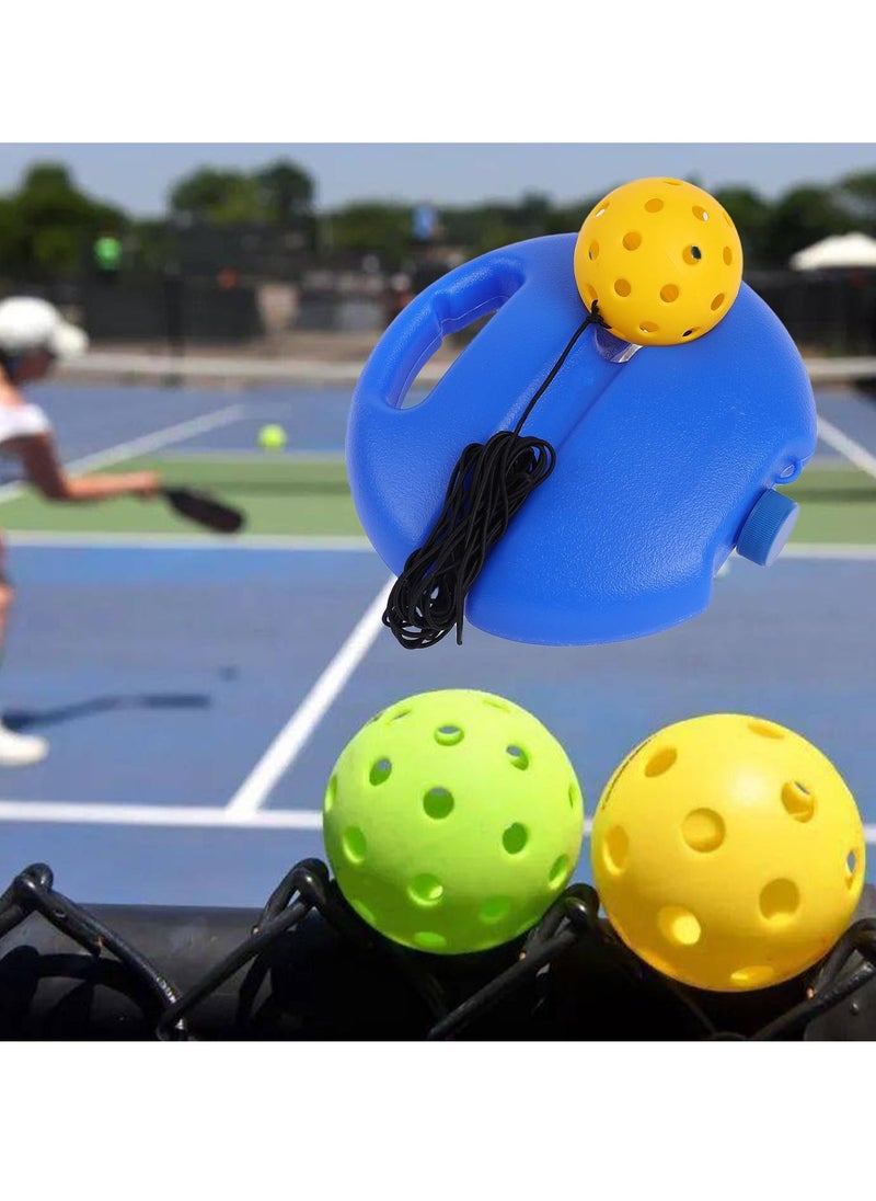 Match Buddy Pickleball Trainer Pickleball Bounce Back Trainer Improve Speed Coordination and Game Performance Pickleball Trainer Rebound Ball with String for Beginners Kids Adults