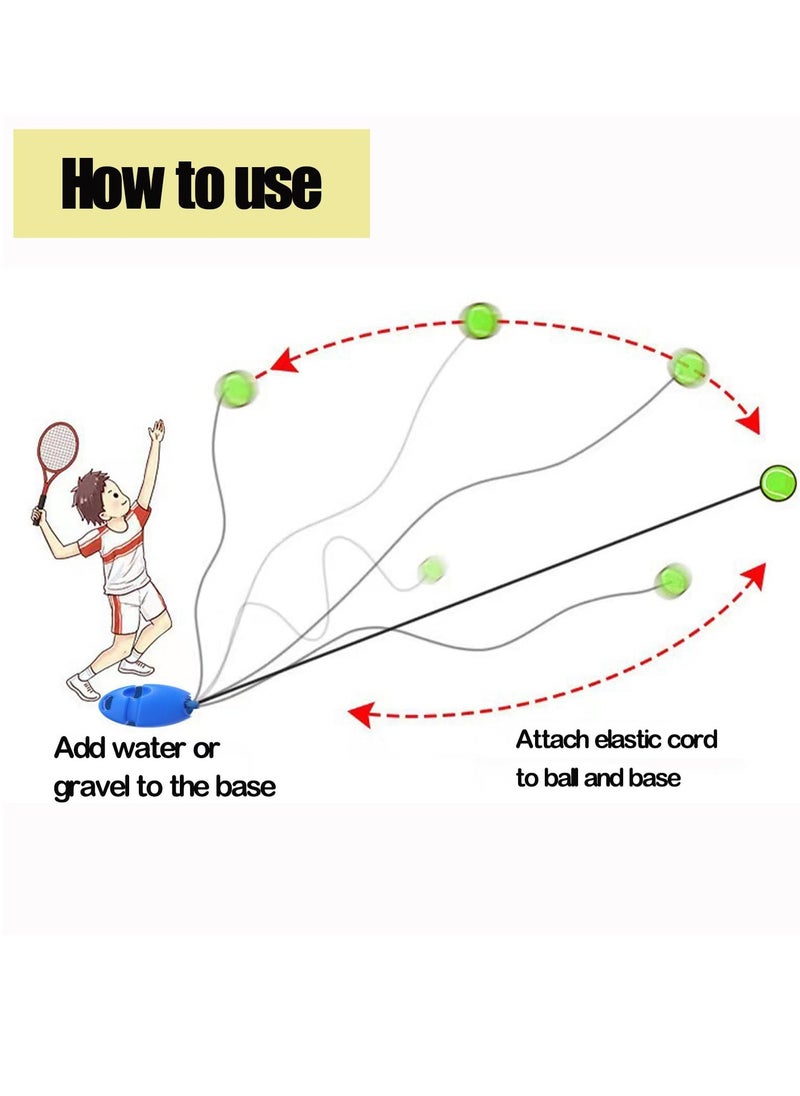 Match Buddy Pickleball Trainer Pickleball Bounce Back Trainer Improve Speed Coordination and Game Performance Pickleball Trainer Rebound Ball with String for Beginners Kids Adults