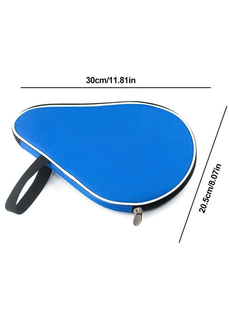 Table Tennis Bat Bag,Waterproof Ping Pong Paddle Bat Pouch,Table Tennis Racket Cover for One Racket Extra Ball Compartment for 3 Balls