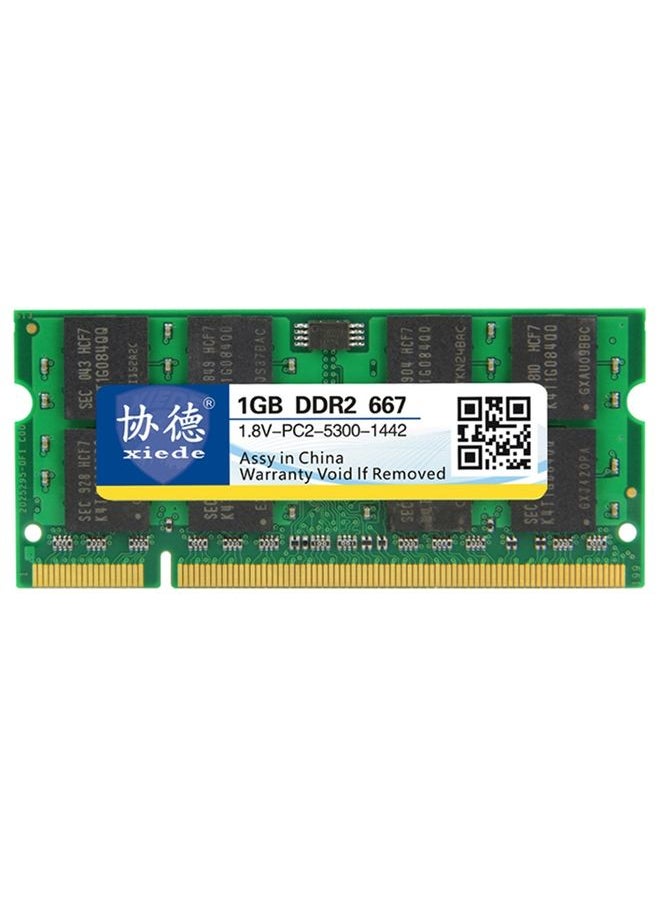 XIEDE X024 DDR2 667MHz 1GB General Full Compatibility Memory RAM Module for Laptop