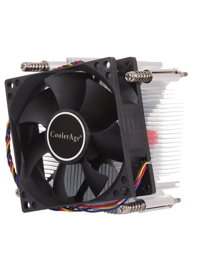 4Pin CPU Cooler Mute Silent Fan Heat Sink for Intel 1155 / 1151 / i3 / i5
