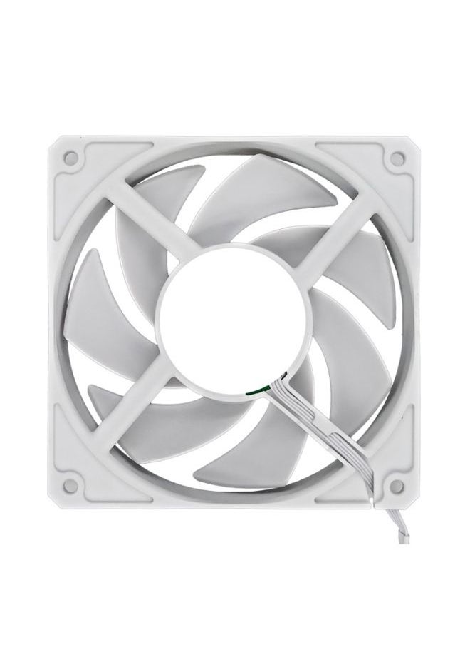 MF14025 4pin High Air Volume Low Noise High Wind Pressure FDB Magnetic Suspension Chassis Fan 2000rpm (White)