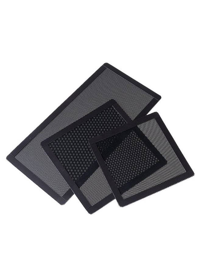 10pcs 14x28cm Encryption Version PVC Cooling Fan Dust Net Desktop Computer Industrial Fan Filter Cover