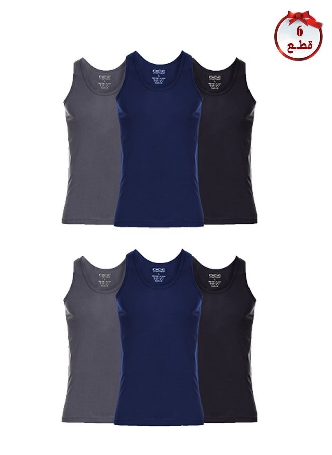 Men's Sleeveless Flannel (Pack of 6 PCS)