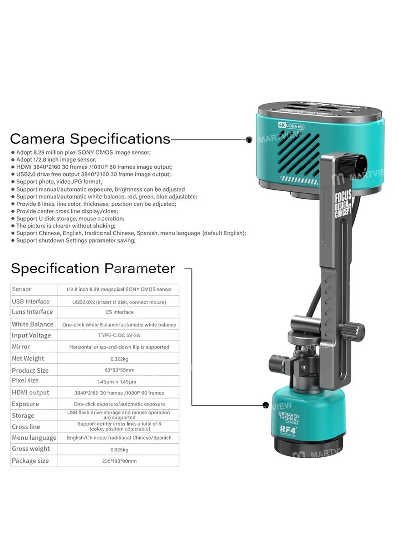 Photogrammetry, Spectrum Analysis Equipment, Dual Camera Repair Equipment, Video Marker, RAF4, 47K