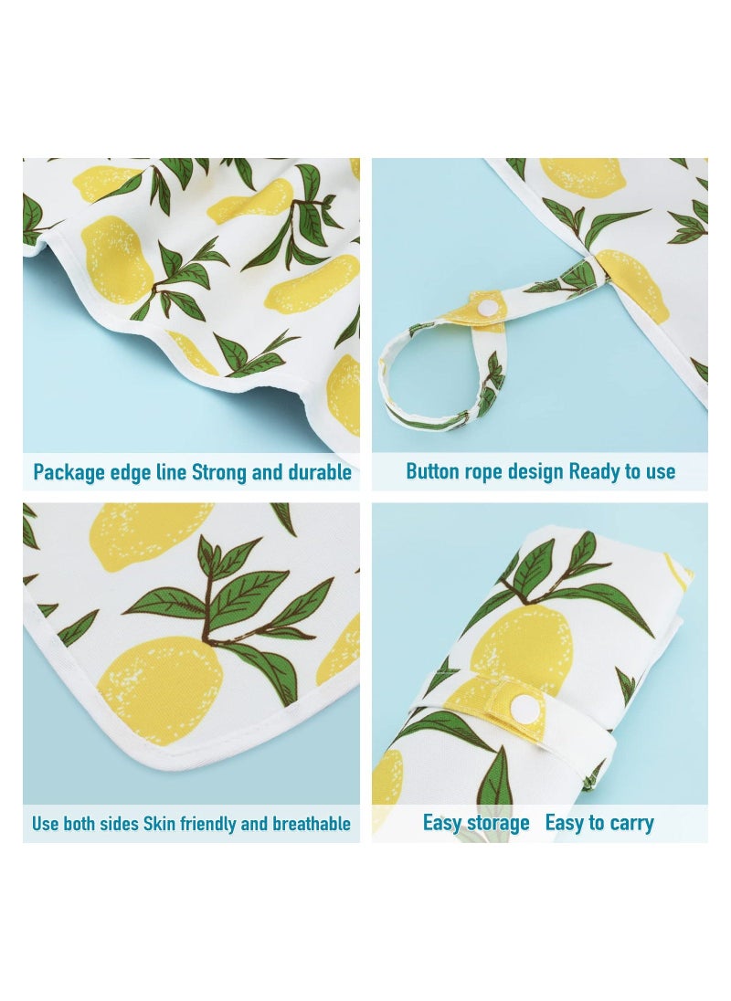 Portable Baby Changing Pad, Travel Waterproof Changing Mat for Newborn Baby, Reusable Foldable Changing Mat for Toddlers, Baby, Newborns, Newborns Toddlers Shower Gifts, 60*35 Cm
