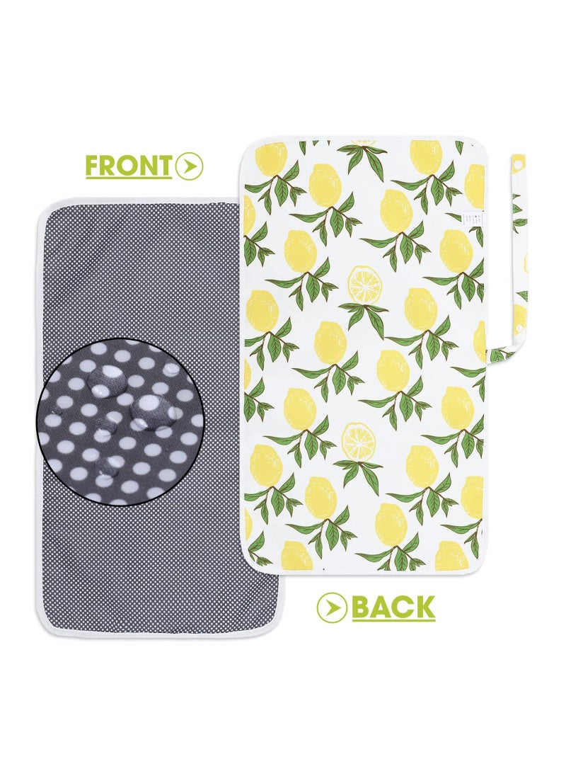 Portable Baby Changing Pad, Travel Waterproof Changing Mat for Newborn Baby, Reusable Foldable Changing Mat for Toddlers, Baby, Newborns, Newborns Toddlers Shower Gifts, 60*35 Cm