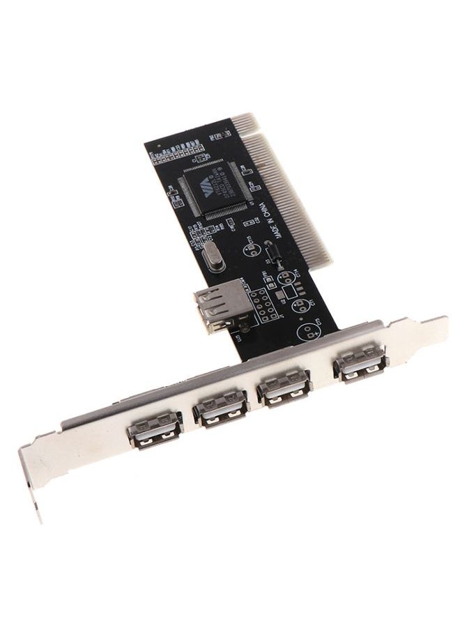 480Mbps High Speed USB 2.0 PCI HUB Controller Card Adapter