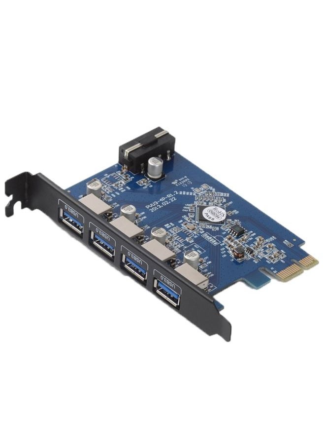 ORICO PVU3-4P 4 Ports USB3.0 PCI Express Card for Desktop(Black)