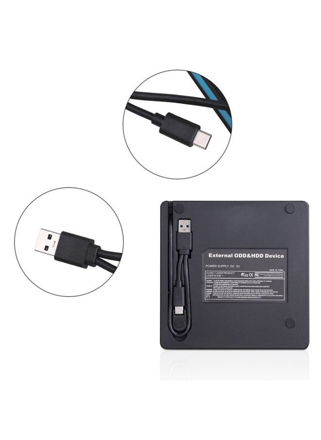 Type-C Portable External CD Burner Optical Drive