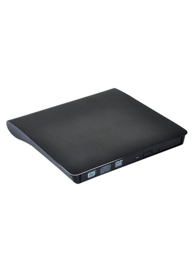 663 High Speed CD DVD Burner USB3.0 Computer Laptop External Optical Drive Burner(Black)