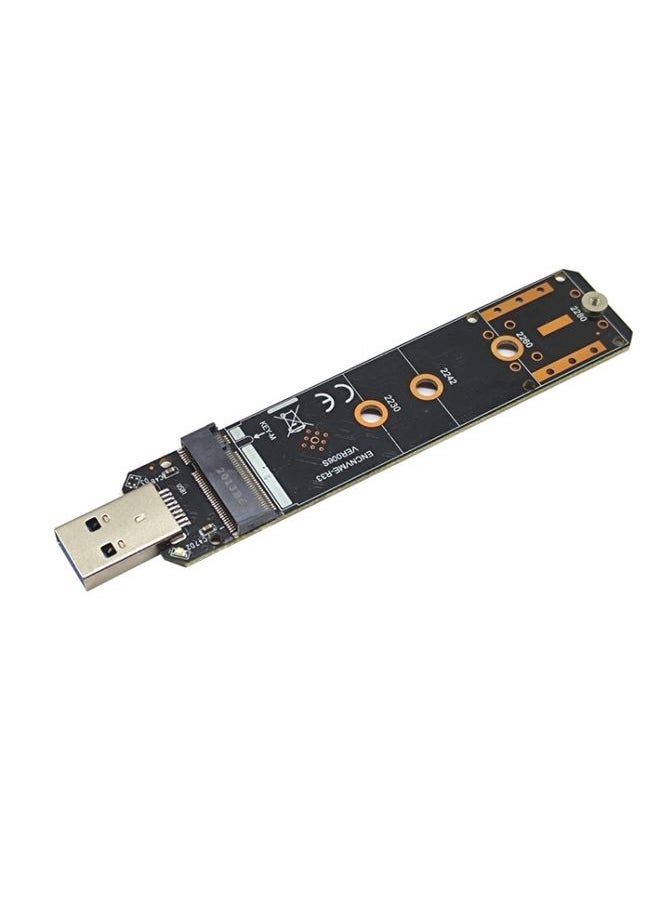 USB3.1 10Gbps GEN2 To NVME SATA Dual Protocol M.2 SSD Riser Card