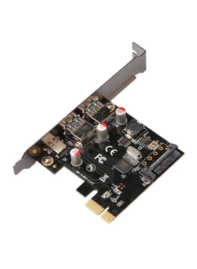 USB 3.1 Type-C PCIe to Type-C and Type A 3.0 Expansion Card USB PCI Express Riser Card