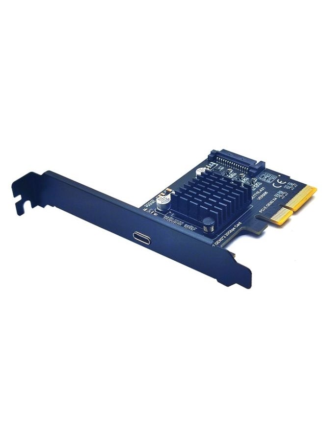 PCI-E 4X To  USB3.2 Gen2x2 Type-C 20Gbps SATA Expansion Card Asmedia ASM3242 Chip