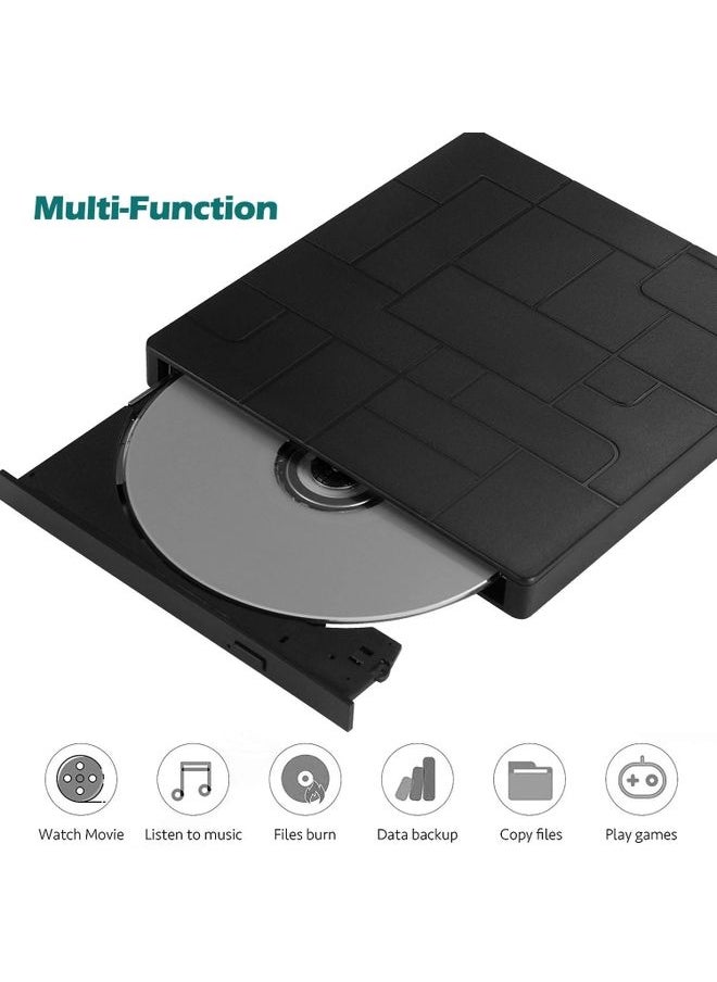 External RW DVD Recorder with Optical Drive