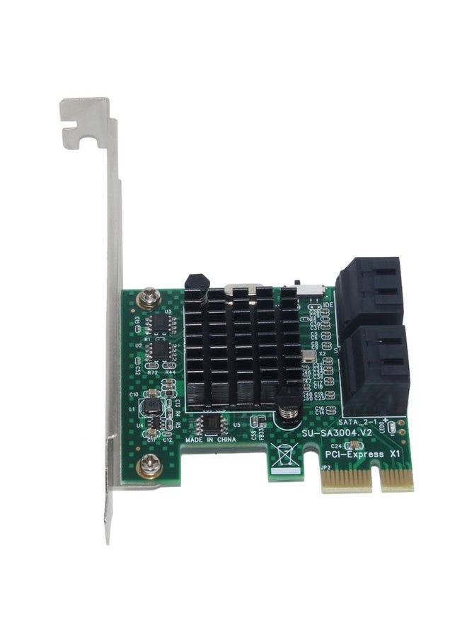 PCI Express 4 Port PCI-E X1/X4/X8/X16 Converter PCIE to SATA Expansion Adapter