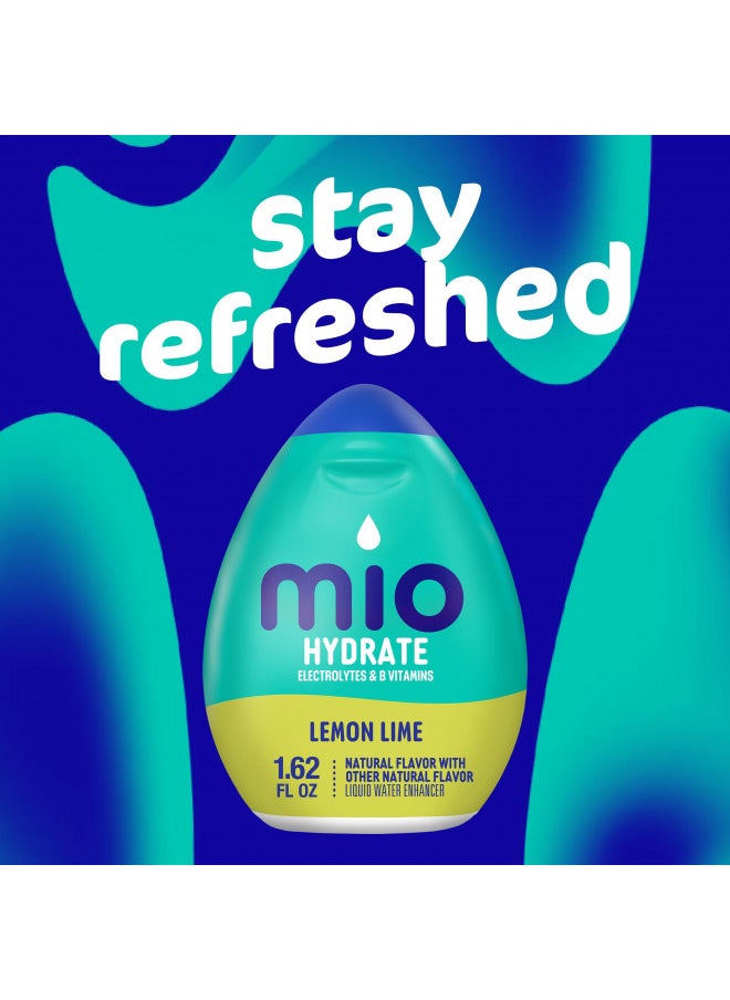 MiO Sport Electrolytes Lemon Lime Naturally Flavored Liquid Water Enhancer 1 Count 1.62 fl oz