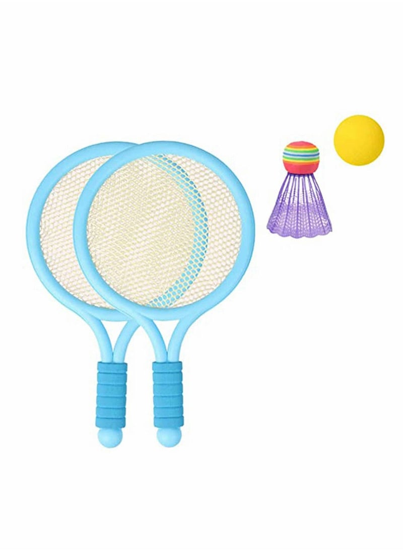 Tennis Racket Set for Children, Tennis Balls Badminton Balls Badminton Rackets Kids Set Outdoor Garden Game Set Outdoor Game Toys for Children