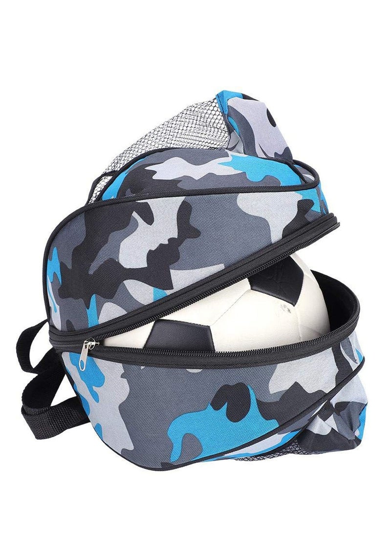 Soccer Bags, Sports Ball Round Bag with Single Shoulder Strap Design, Portable Football Storage Pouch for Basketball Softball Volleyball Carrier Holder