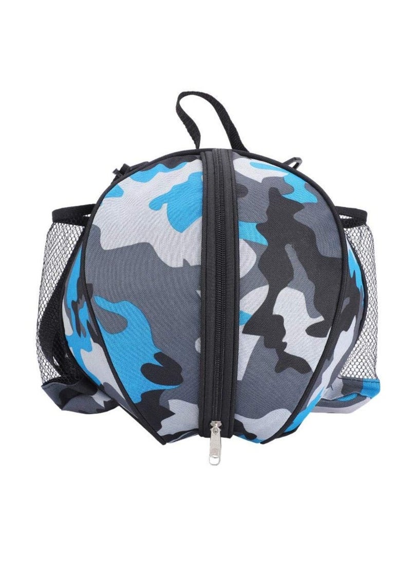 Soccer Bags, Sports Ball Round Bag with Single Shoulder Strap Design, Portable Football Storage Pouch for Basketball Softball Volleyball Carrier Holder