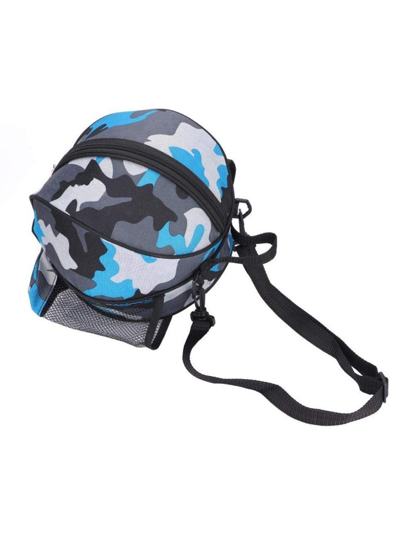 Soccer Bags, Sports Ball Round Bag with Single Shoulder Strap Design, Portable Football Storage Pouch for Basketball Softball Volleyball Carrier Holder