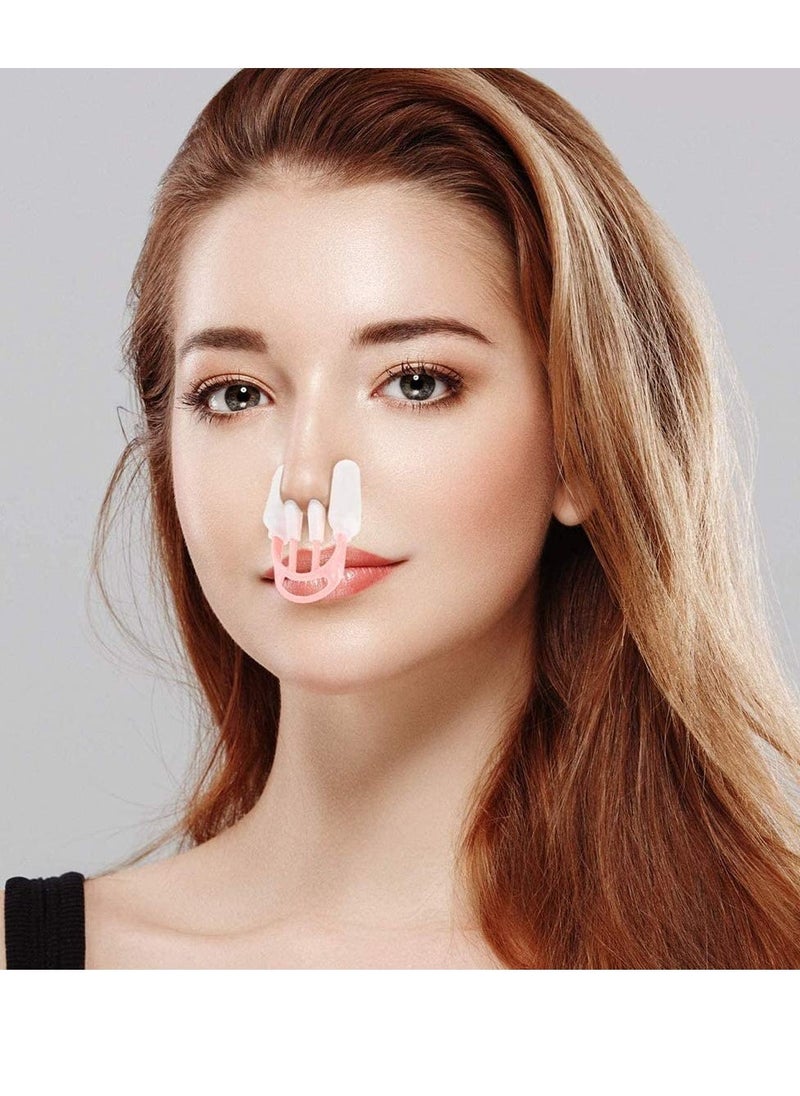 Nose Shaper Clip Nose Up Lifting Shaping Shaper Clip Nose Shapers Silicone Clamp Clip Nose Straighteners for Natural Nose up Slimmer Lifting Shaping 5 Pieces Nose Shaper for Women