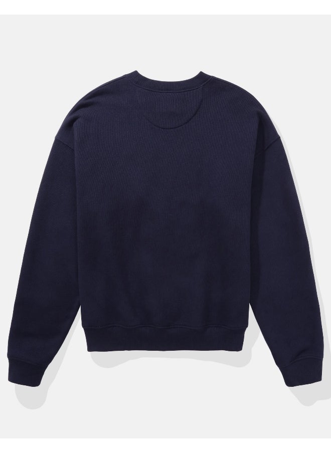 AE Relaxed Graphic Crew Neck Sweatshirt