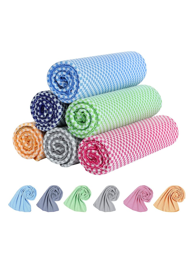 Chill Ice Cooling Towel Neck Wrap - 40x12’’ Microfiber Sports Towel for Instant Relief and Stay Cool in Yoga, Golf, Gym, Fitness, and Summer Outdoor Activities