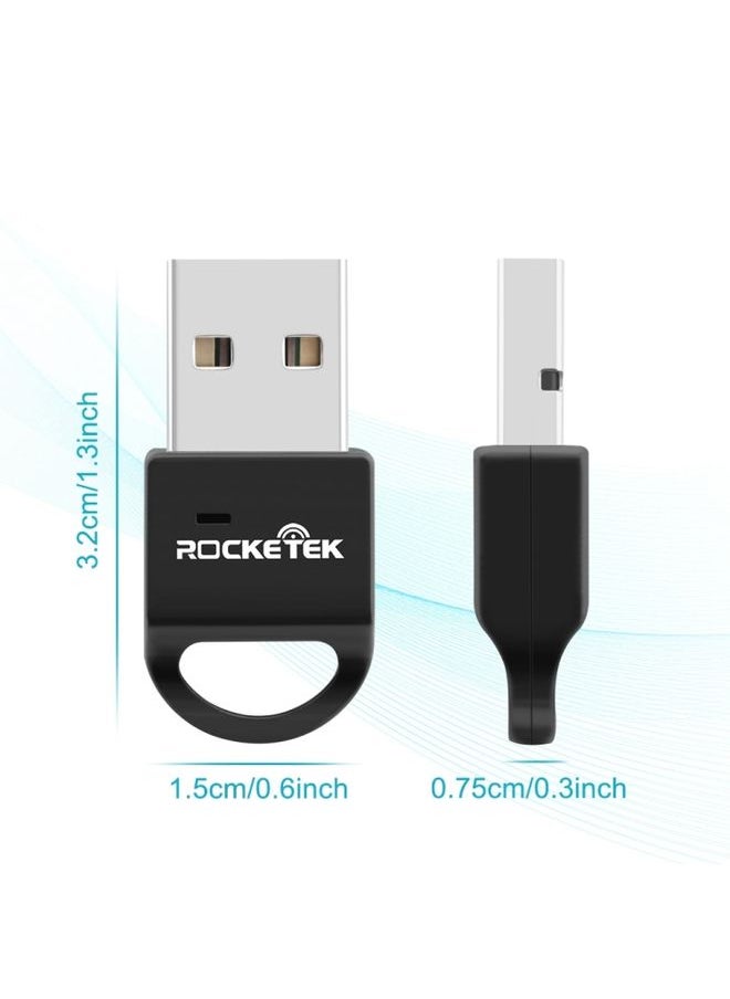 Rocketek RT-BT4B USB External Bluetooth 4.0 Adapter